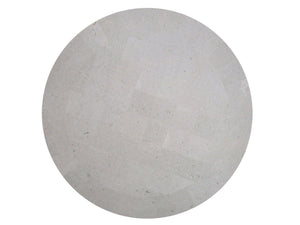 FurnitureOkay Stone Outdoor Dining Table (120cm Round) — Grey