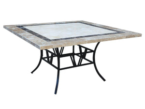 FurnitureOkay Stone Outdoor Dining Table (150x150cm)