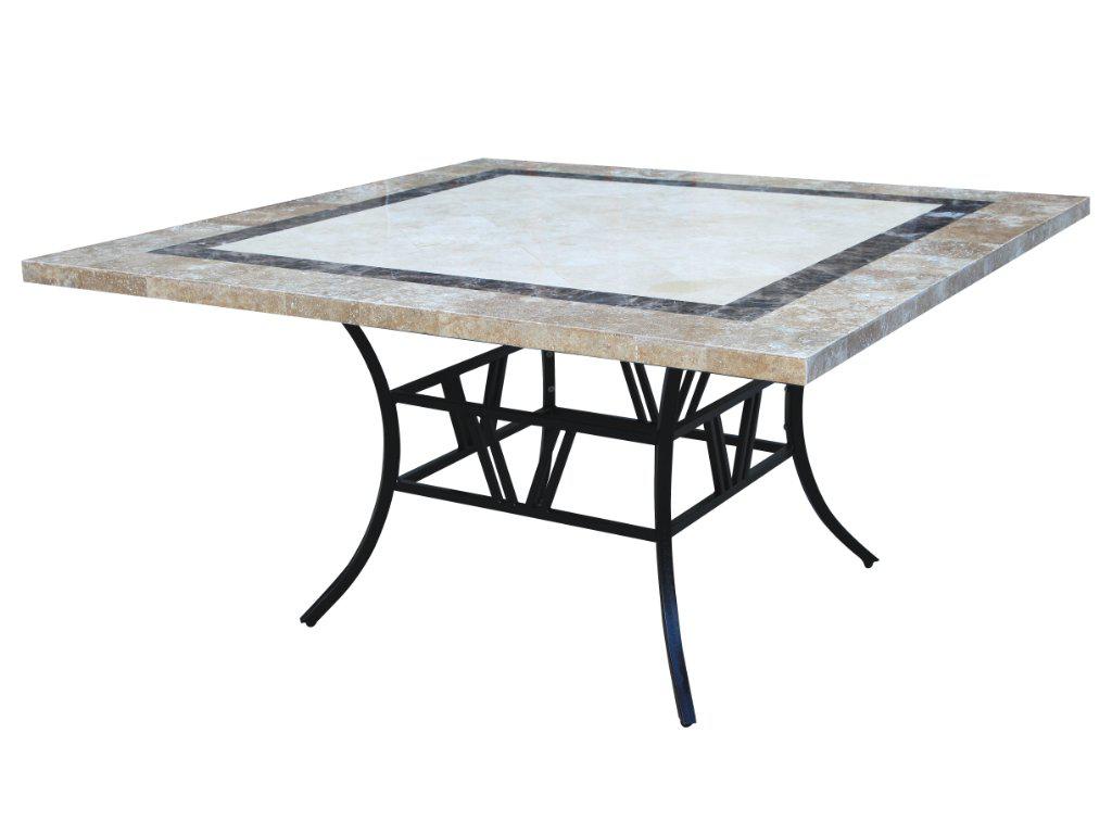 FurnitureOkay Stone Outdoor Dining Table (150x150cm)