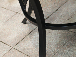 FurnitureOkay Stone Outdoor Dining Table (72cm Round) — Grey
