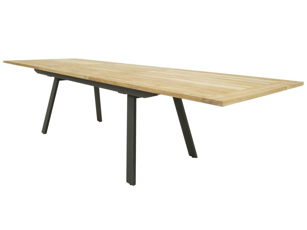 FurnitureOkay Teak Outdoor Extendable Dining Table (240-320x100cm)