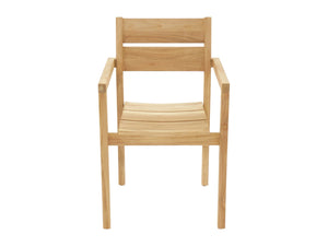 FurnitureOkay Tulsa Teak Outdoor Dining Chair