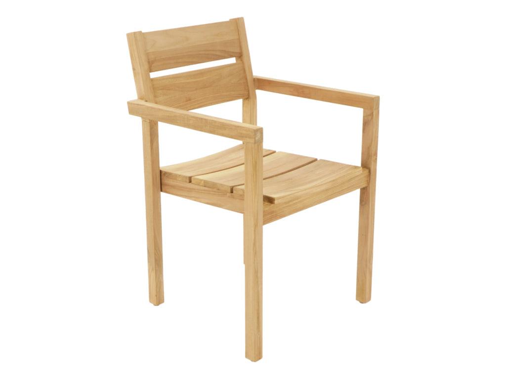 FurnitureOkay Tulsa Teak Outdoor Dining Chair