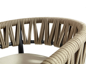 FurnitureOkay Vegas Rope Outdoor Bar Stool