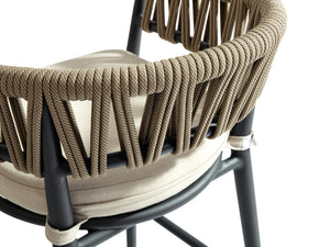 FurnitureOkay Vegas Rope Outdoor Bar Stool