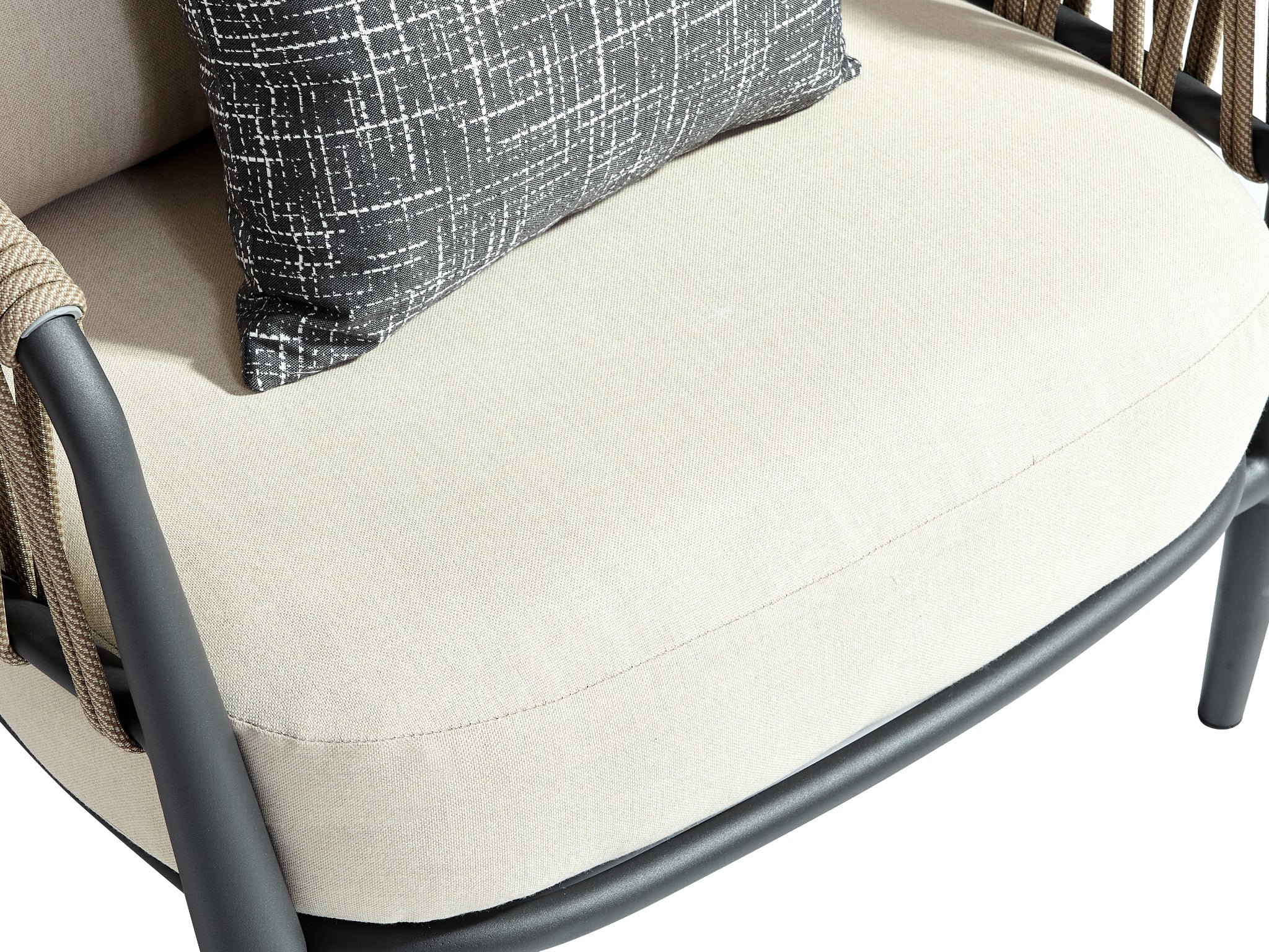 FurnitureOkay Vegas Rope Outdoor Lounge Chair