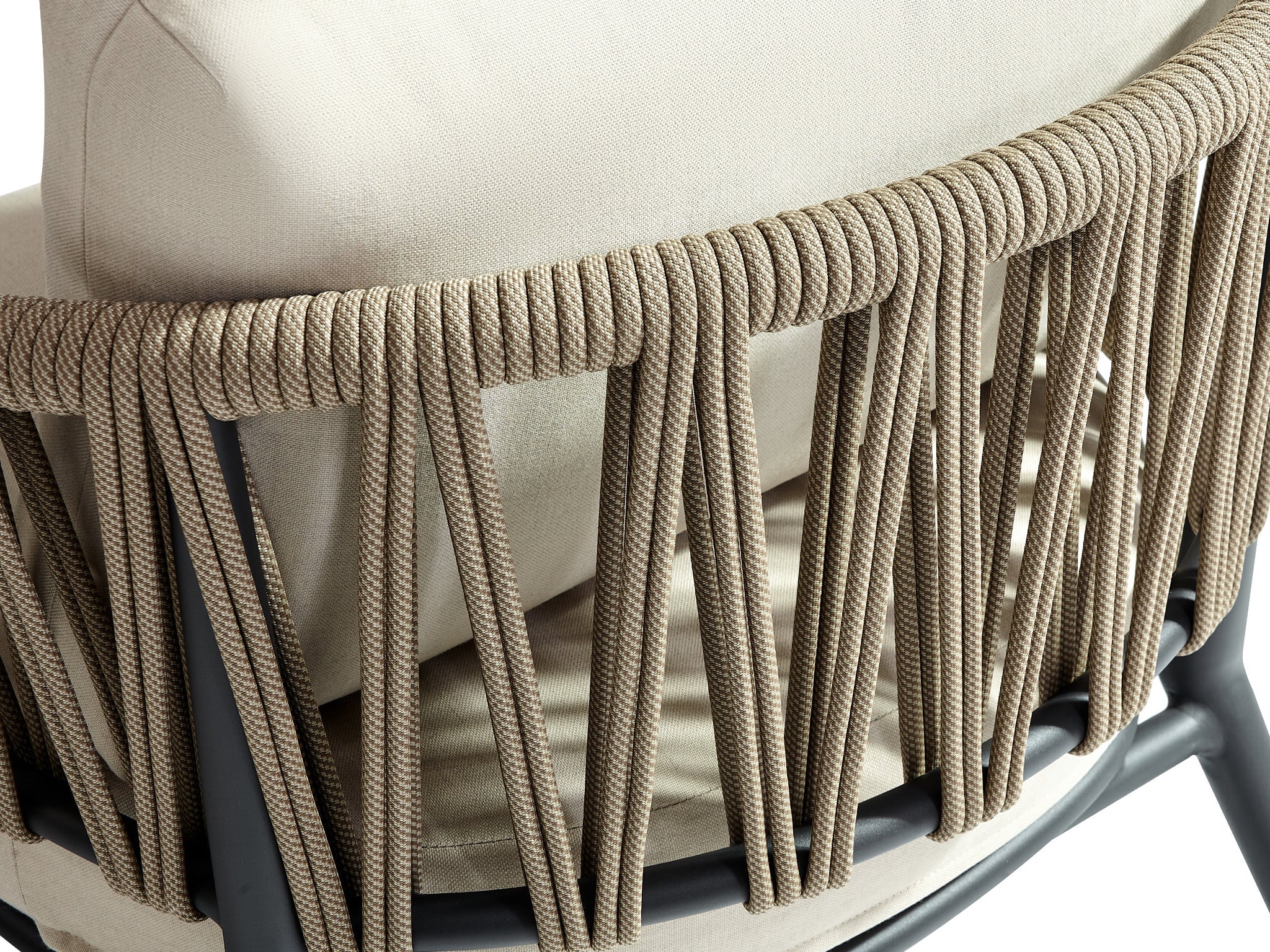FurnitureOkay Vegas Rope Outdoor Lounge Chair