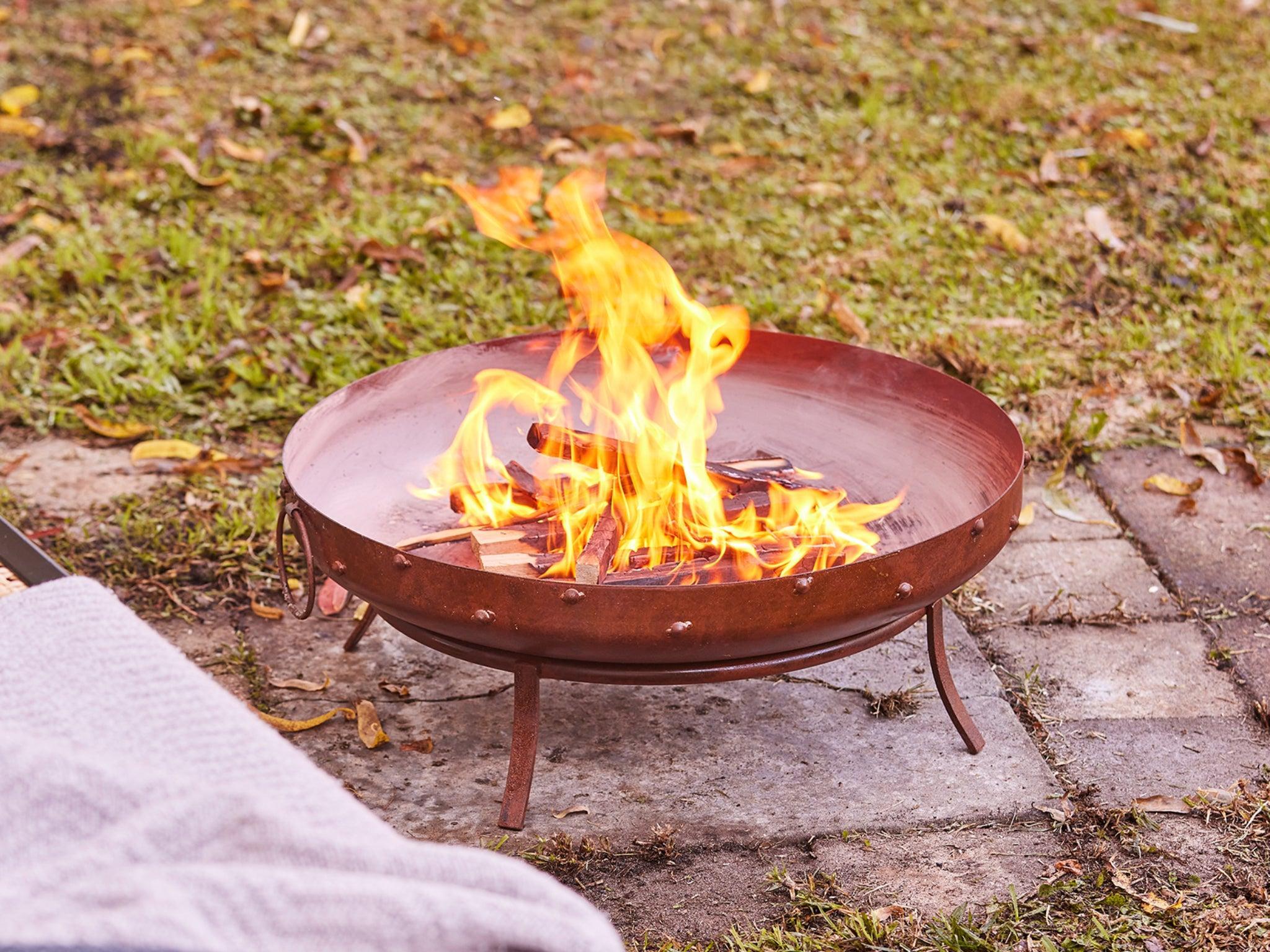 Glow Mini Kali Fire Pit — Rust