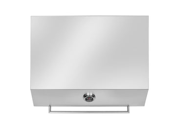 Hooded BBQ Lid for Artusi 80cm Built-in BBQ — Stainless Steel