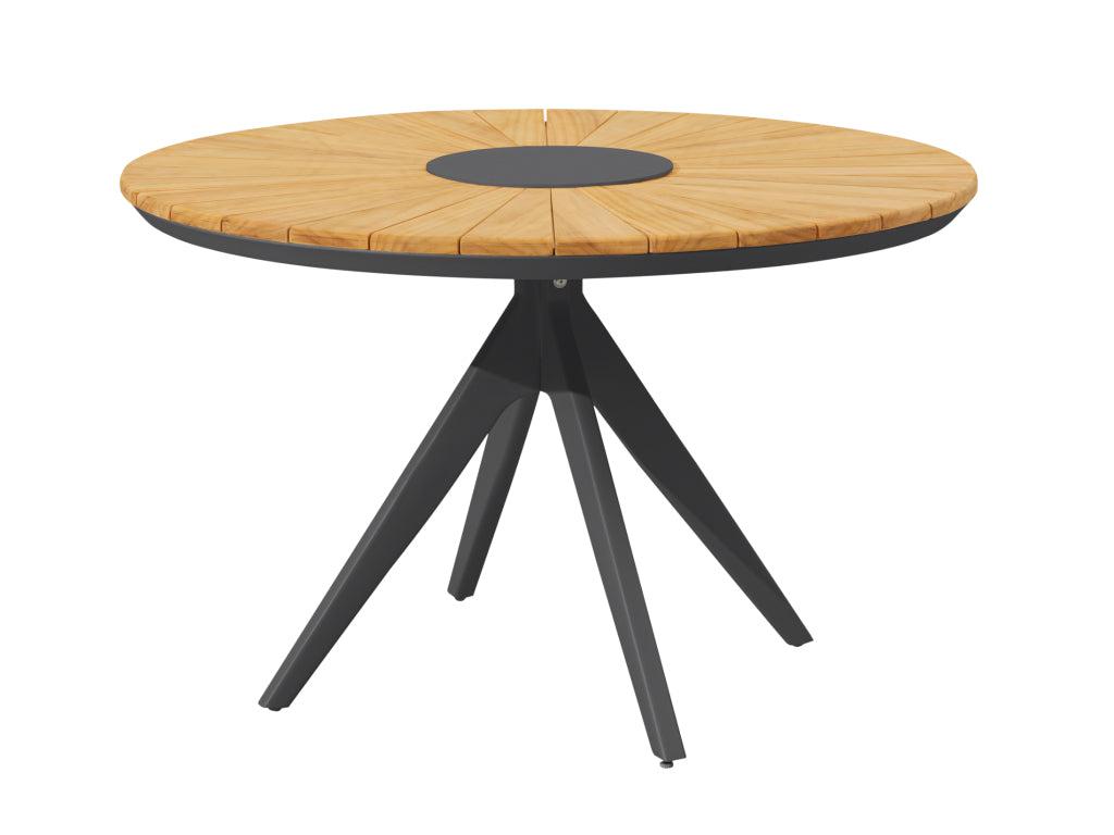 SIMPO Atlanta Outdoor Dining Table (120cm Round) — Grey