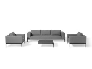 SIMPO Eve 4-Piece Outdoor Lounge Setting (3-Seater) — Flanelle