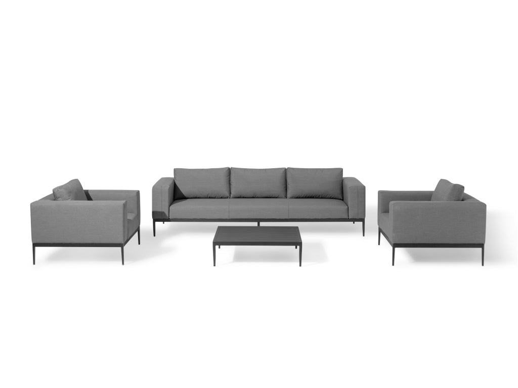 SIMPO Eve 4-Piece Outdoor Lounge Setting (3-Seater) — Flanelle