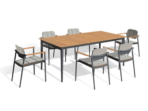 SIMPO Pier-Axis 7-Piece Outdoor Dining Setting
