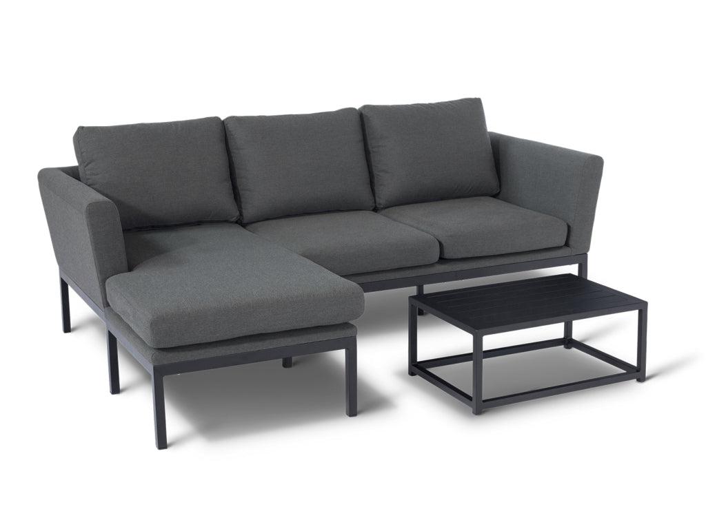 SIMPO Pulse 4-Piece Outdoor Chaise Lounge Setting — Flanelle