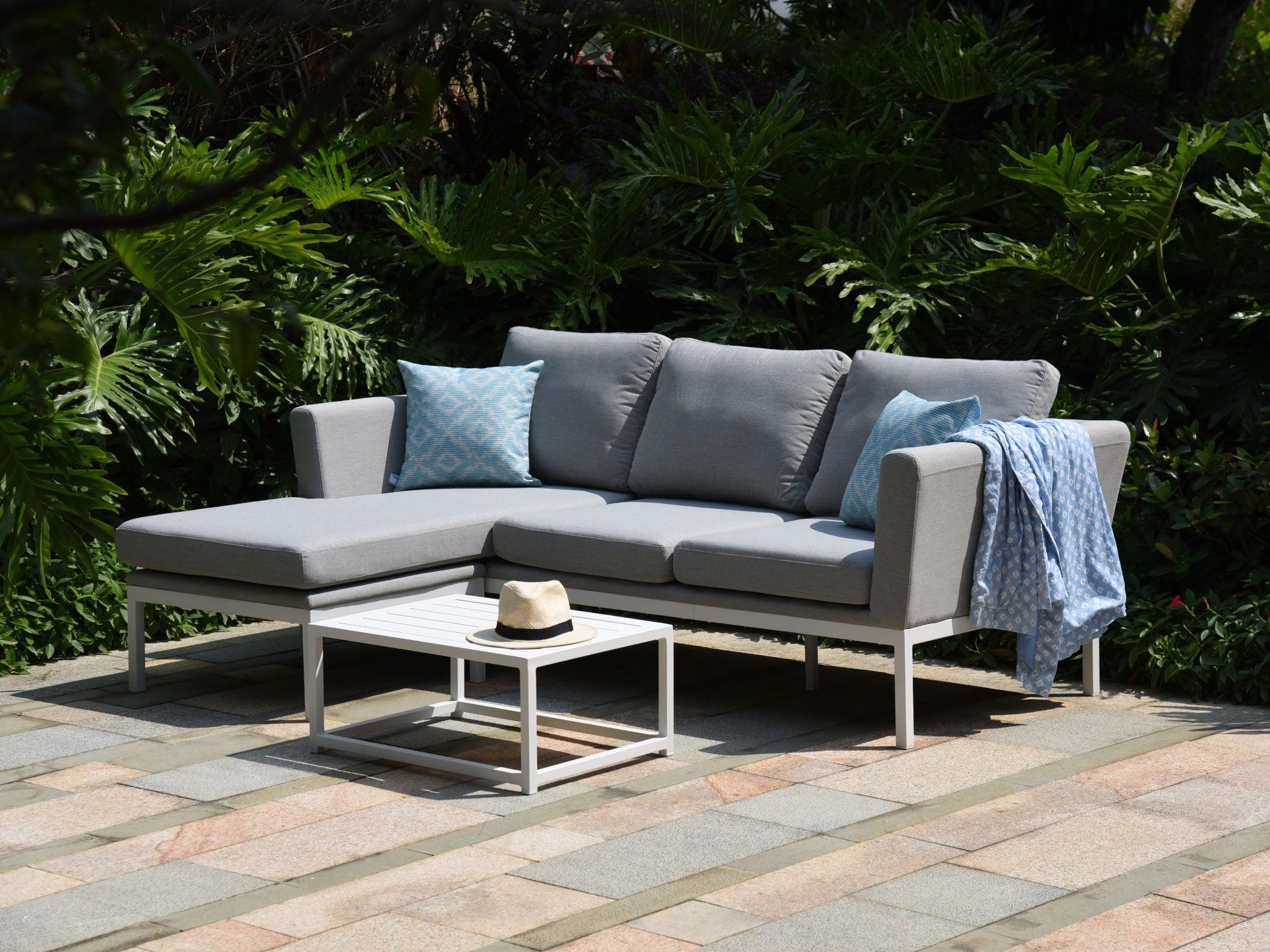 SIMPO Pulse 4-Piece Outdoor Chaise Lounge Setting — Lead Chiné