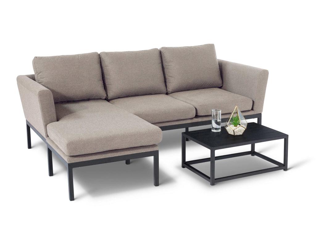 SIMPO Pulse 4-Piece Outdoor Chaise Lounge Setting — Taupe