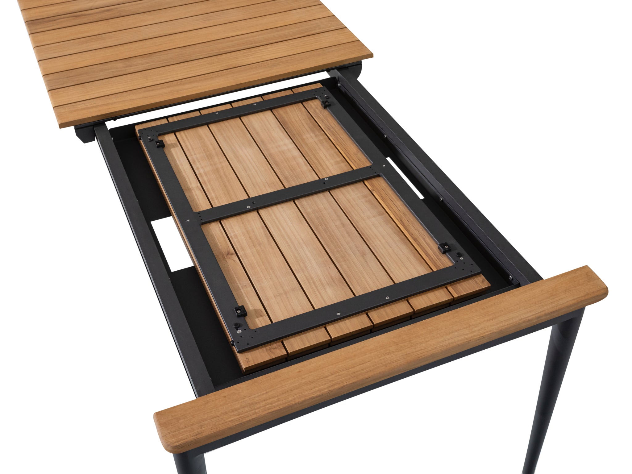 SIMPO Timmi-Axis 11-Piece Outdoor Extendable Dining Setting