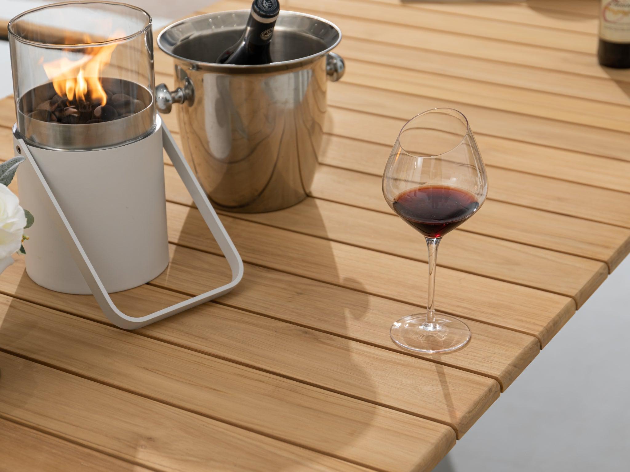 SIMPO Timmi-Axis 11-Piece Outdoor Extendable Dining Setting