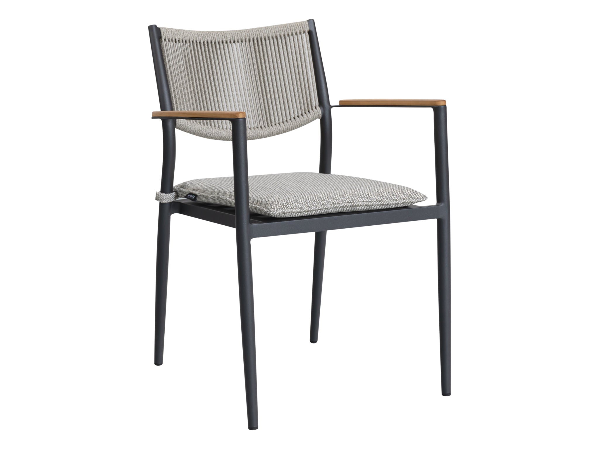 SIMPO Timmi Outdoor Dining Chair — Grey