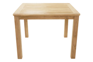 Solid teak table