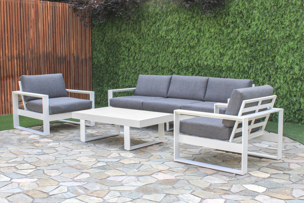 Outdoor lounge aluminium deals