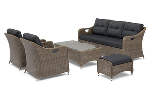 Outdoor deep seating lounge set