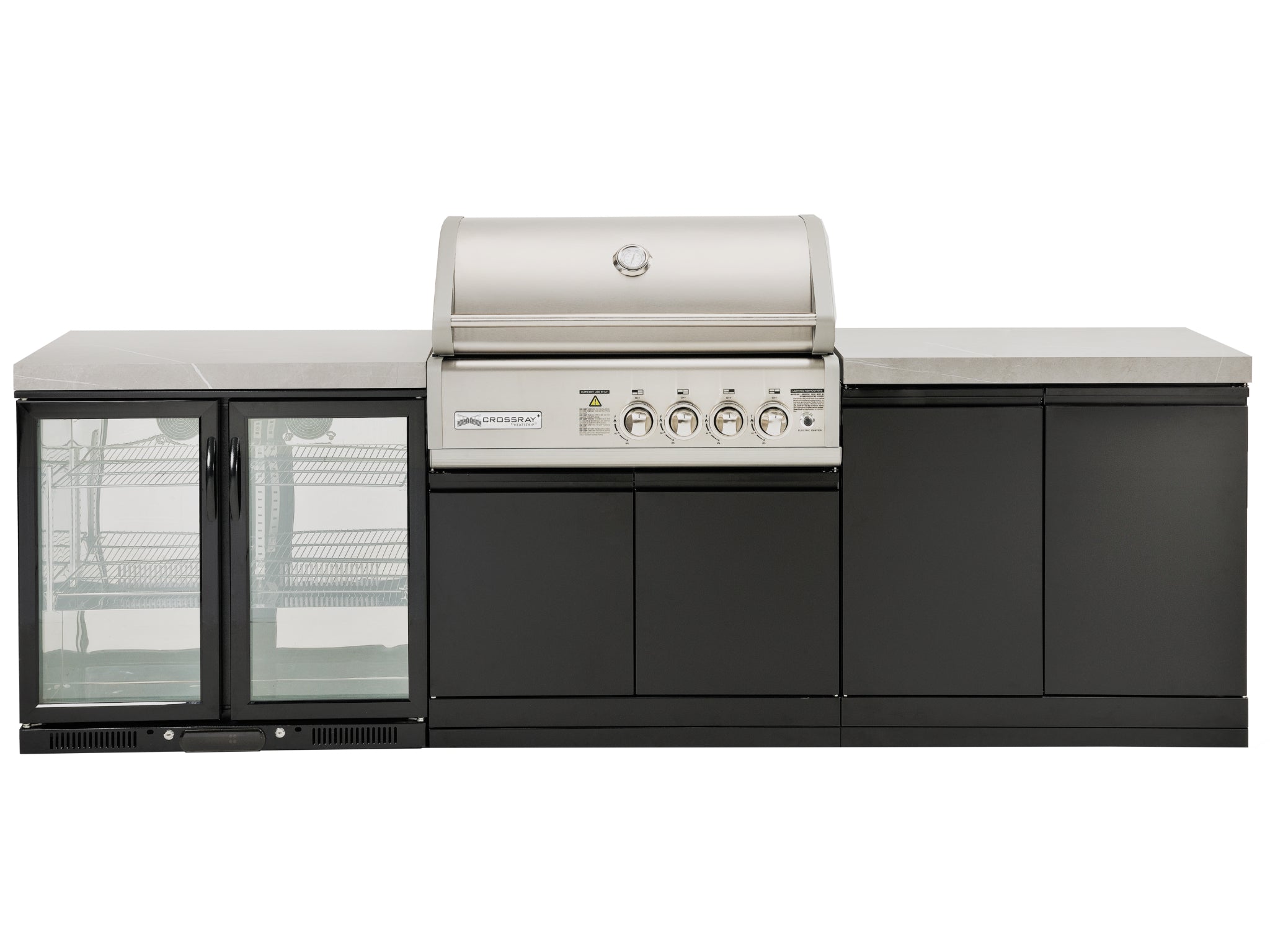 CROSSRAY 4-Burner BBQ Outdoor Kitchen