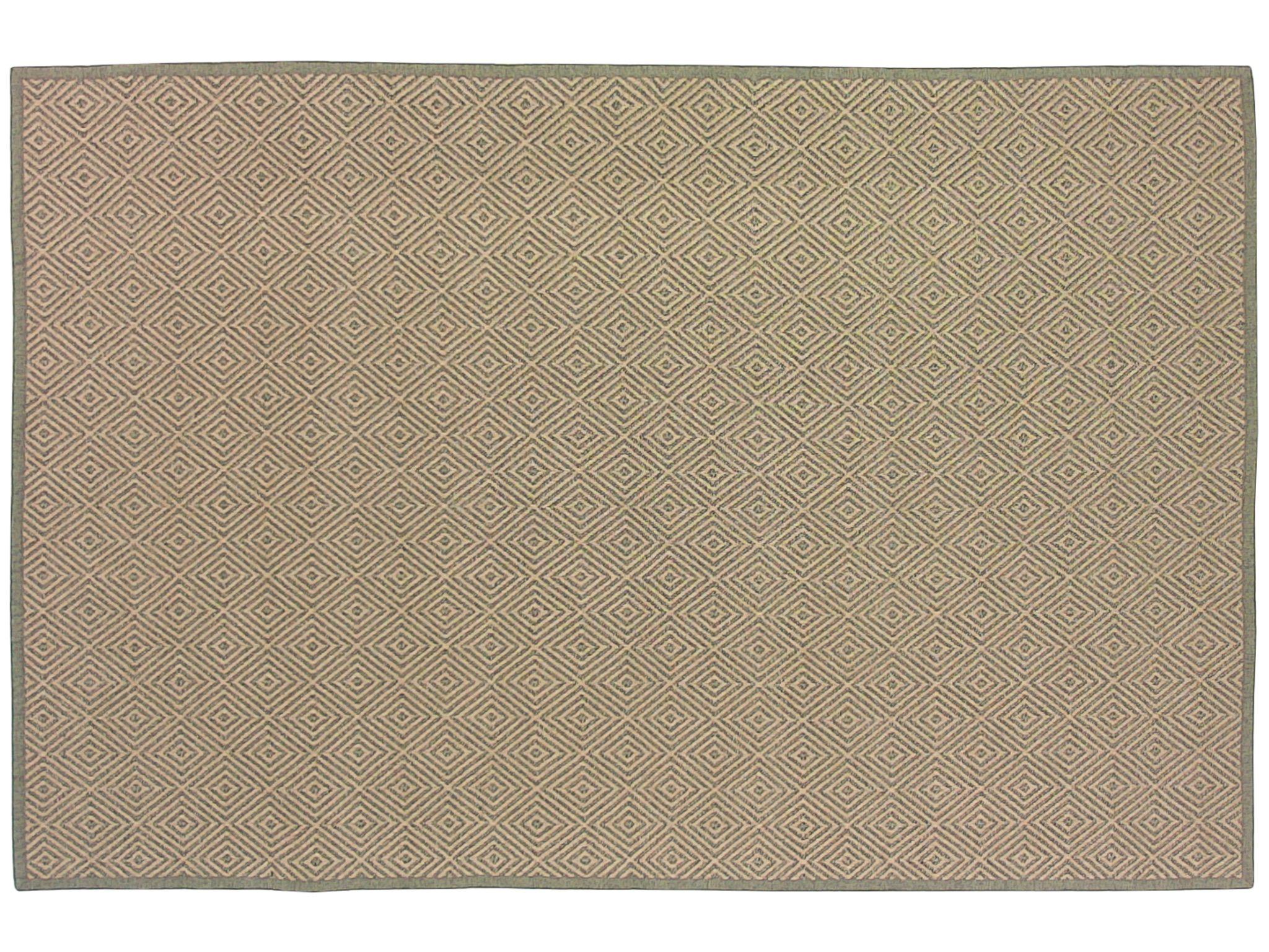 Colorscope Seasons Diamond Outdoor Rug — Khaki