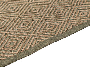 Colorscope Seasons Diamond Outdoor Rug — Khaki