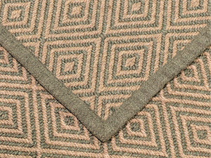 Colorscope Seasons Diamond Outdoor Rug — Khaki