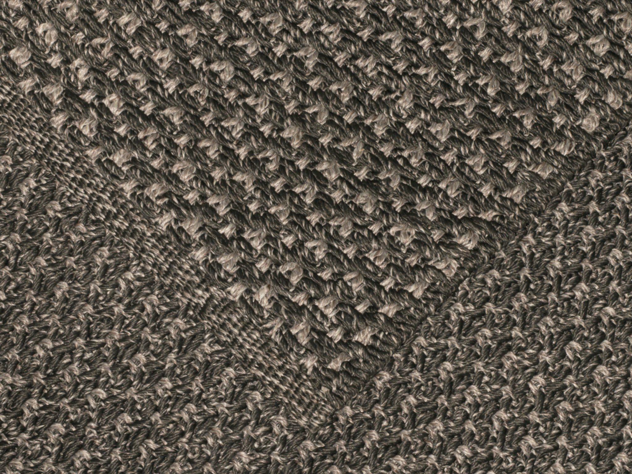 Colorscope Seasons Rustic Weave Outdoor Rug — Black Ink