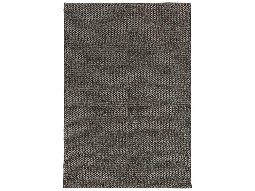 Colorscope Seasons Rustic Weave Outdoor Rug — Black Ink