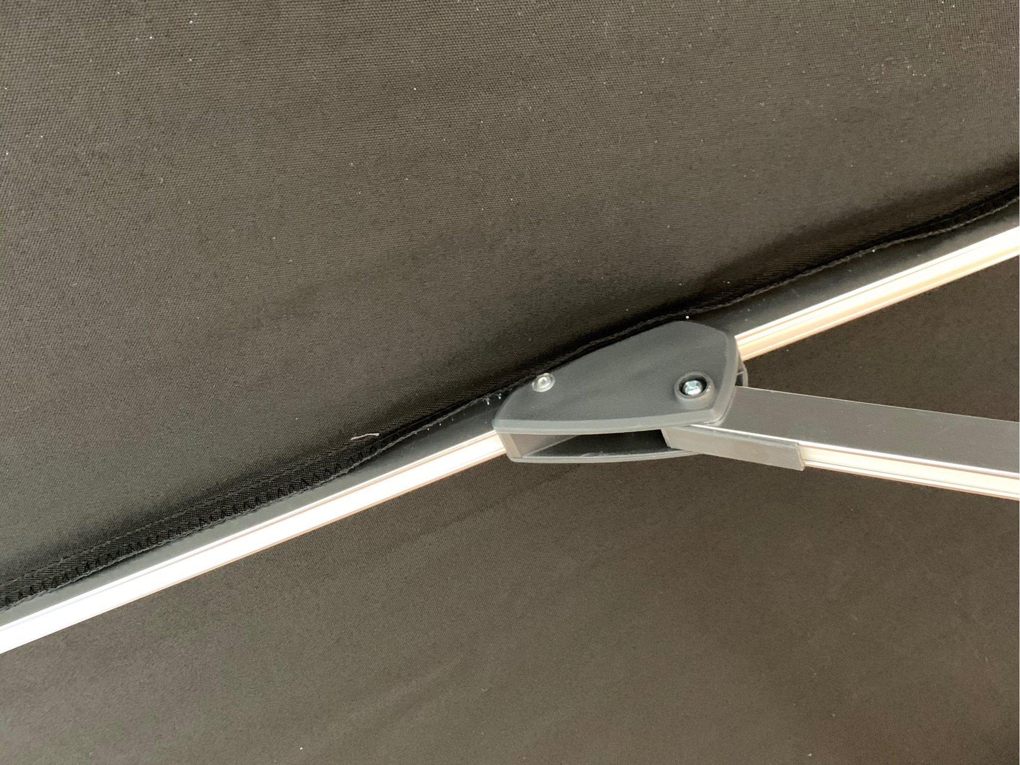 Coolaroo Bondi 3m Round LED Market Umbrella — Steel