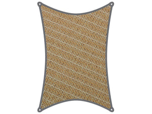 Coolaroo Commercial Grade 5x3m Rectangle Shade Sail — Beech