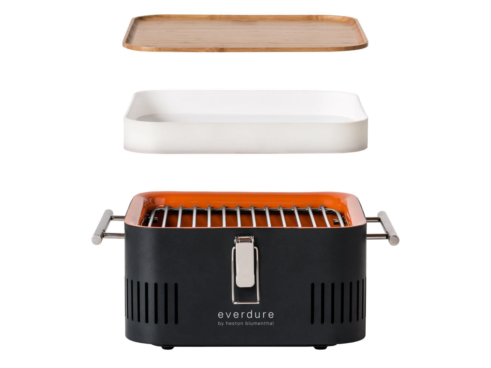 Everdure by Heston Blumenthal CUBE Portable Charcoal BBQ — Graphite