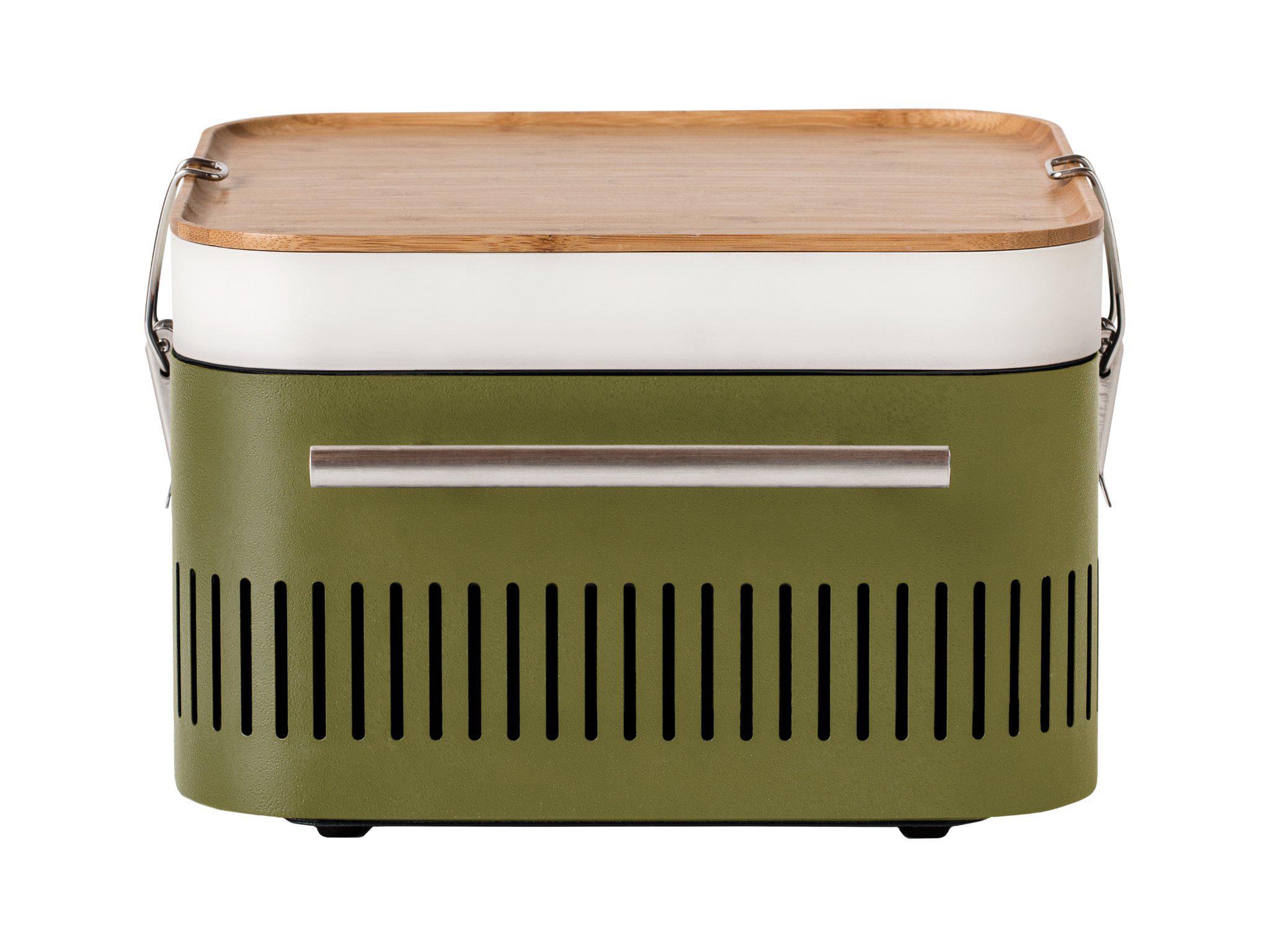 Everdure by Heston Blumenthal CUBE Portable Charcoal BBQ — Khaki