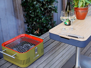 Everdure by Heston Blumenthal CUBE Portable Charcoal BBQ — Khaki