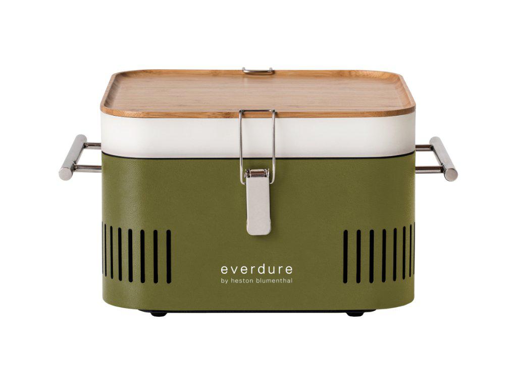 Everdure by Heston Blumenthal CUBE Portable Charcoal BBQ — Khaki