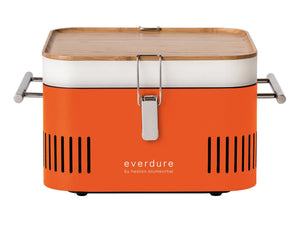 Everdure by Heston Blumenthal CUBE Portable Charcoal BBQ — Orange