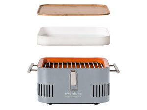 Everdure by Heston Blumenthal CUBE Portable Charcoal BBQ — Stone