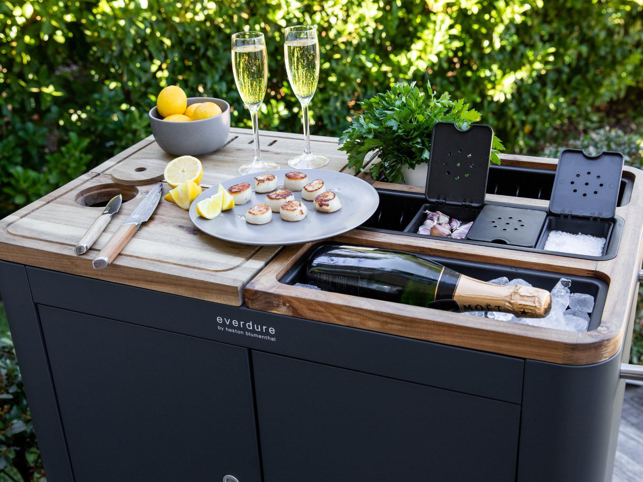 Everdure by Heston Blumenthal Mobile Preparation Kitchen — Graphite