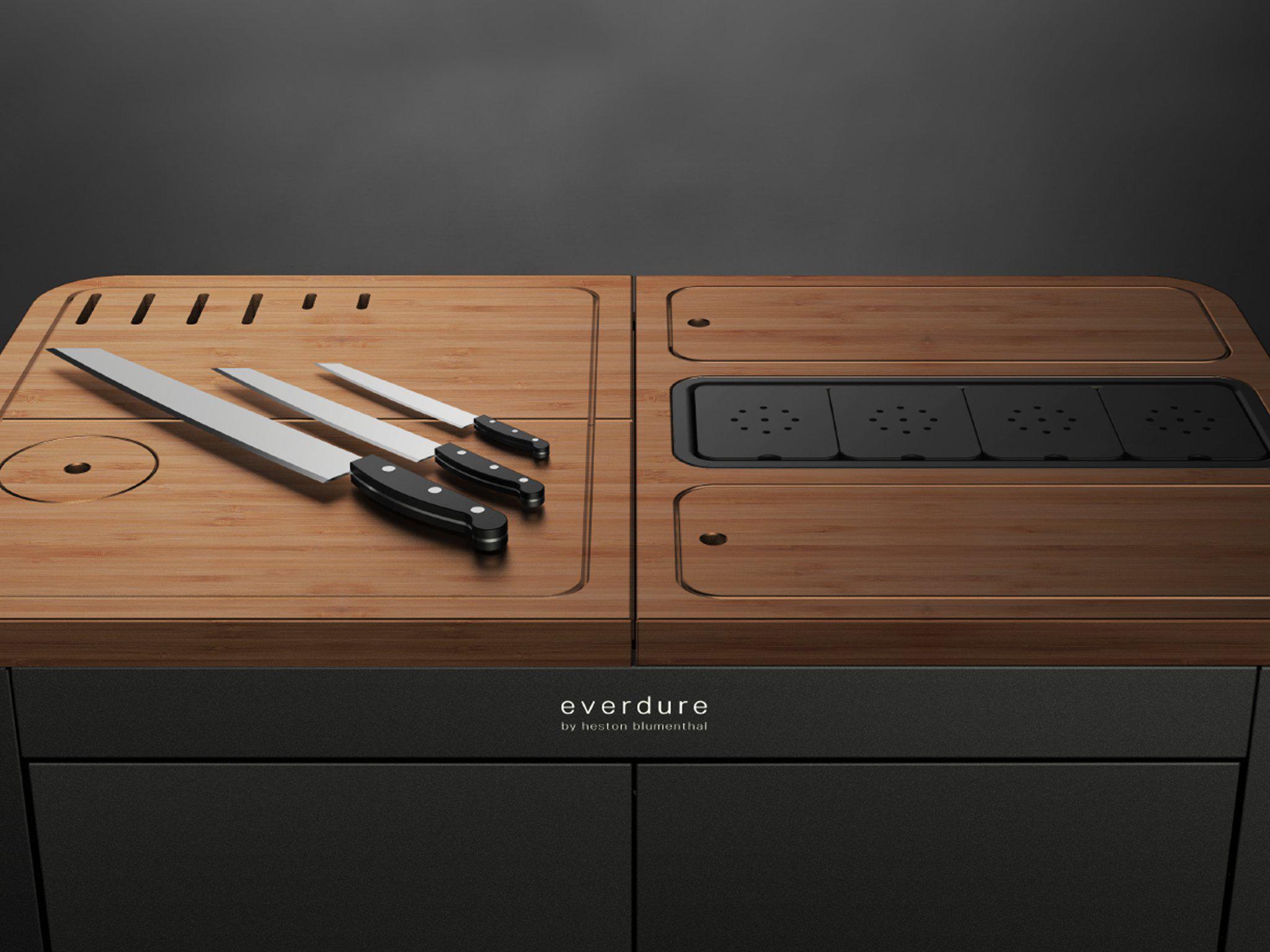 Everdure by Heston Blumenthal Mobile Preparation Kitchen — Graphite
