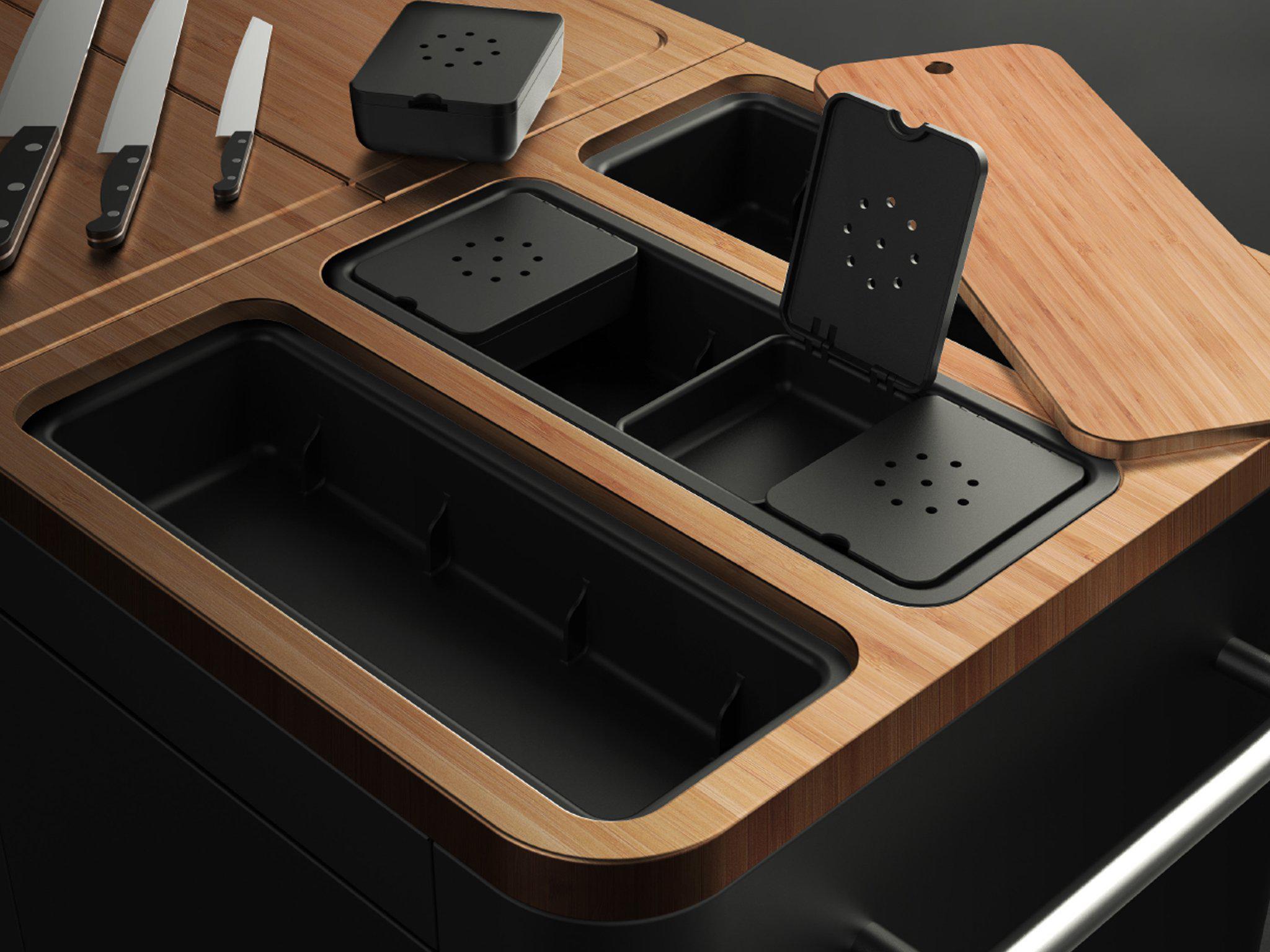 Everdure by Heston Blumenthal Mobile Preparation Kitchen — Graphite