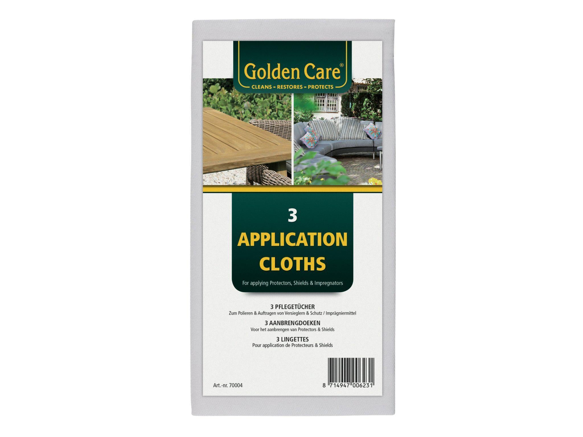 Golden Care Application Cloths (3-Pack)