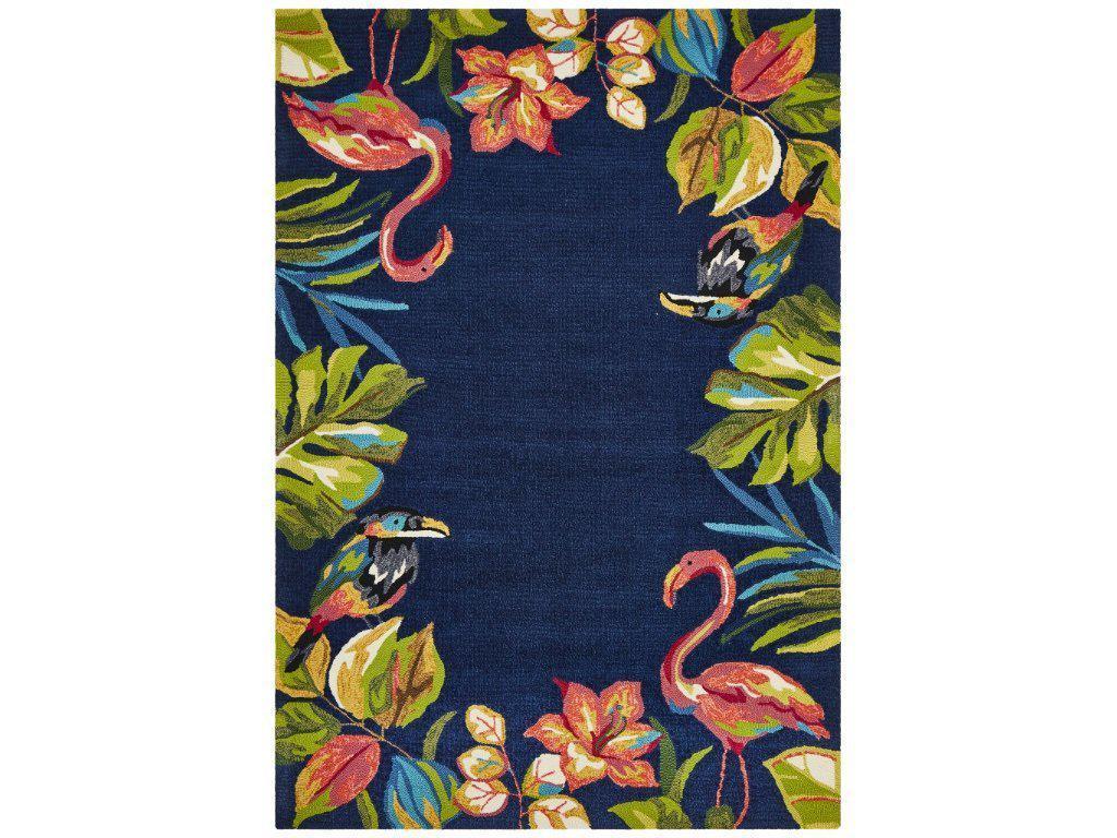 Rug Culture Copacabana Outdoor Rug — Navy