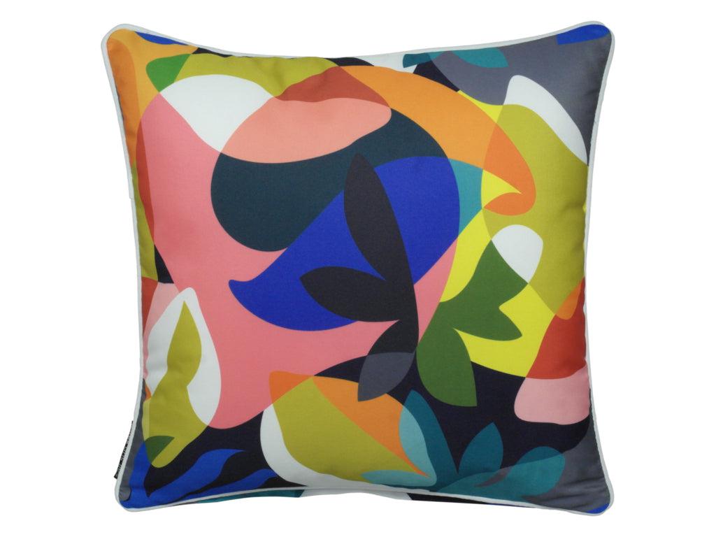 Salt Sun Sand Bondi Rainbow Lemonade Outdoor Cushion